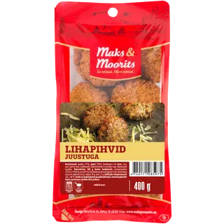 Lihapihvid juustuga Maks&Moorits 400g