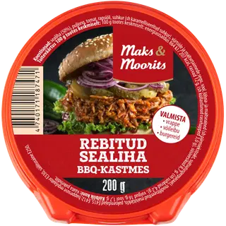 Rebitud sealiha bbq kastmes M&M 200g