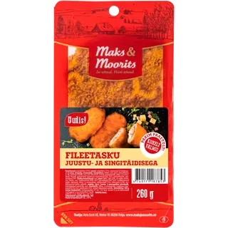 Fileetasku juustu-singitäidisega M&M 260g