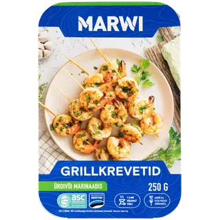 Grillkrevetid ürdivõi marinaadis Marwi 250g