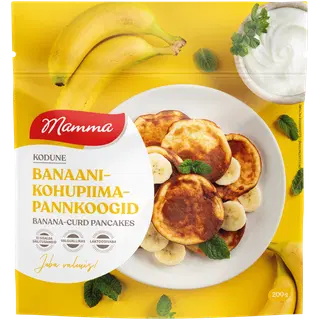 Banaani-kohupiimapannkoogid MAMMA 200g