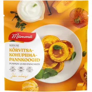 Kõrvitsa-kohupiimapannkoogid MAMMA, 200g