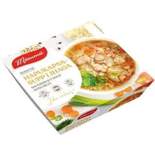 Mamma Hapukapsasupp Lihaga 300G