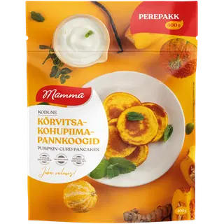 Kõrvitsa-kohupiimapannkoogid Mamma 400g