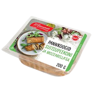 Mamma pannkoogid suitsupeekoni ja mozzarellaga 200g