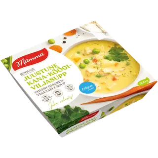 Juustune kana-köögiviljasupp Mamma 300g