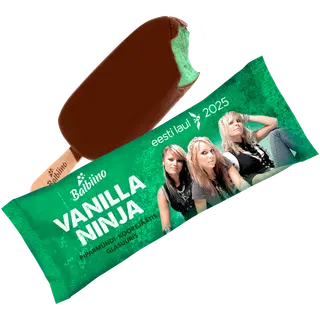 Piparmündimaitseline koorejäätis glasuuris, VANILLA NINJA, 80 g