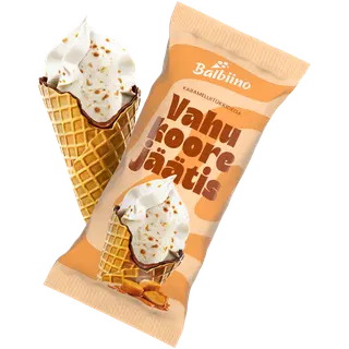 Jäätis karamellitükkidega BALBIINO 86g