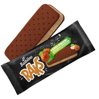 Raks Pähklikreemi-Koorejäätis Küpsistega 60 g