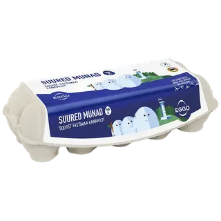 Suured munad L, 10 tk