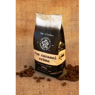Coffeestar maitsestatud kohvioad rumm-karamell 200g