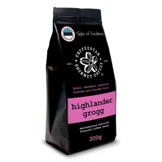 Coffeestar maitsestatud kohvioad Highlander Grogg 200g