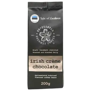 Maitsestatud kohvioad Irish Crème Chocolate, COFFEESTAR, 200 g