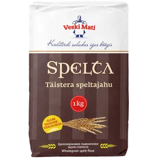 Täisteraspeltajahu Veski Mati 1kg