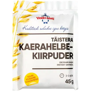 Täistera kaerahelbe kiirpuder 45g