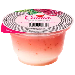 Kohupiimakreem vaarikakisselliga Emma 150g