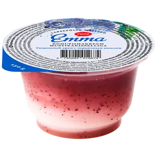 Kohupiimakreem mustikakisselliga Emma 150g