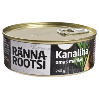 Rannarootsi kanaliha omas mahlas 240 g