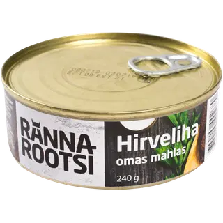 Hirveliha omas mahlas Rannarootsi 240g