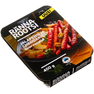 Rannarootsi Jalapeno ja cheddariga toorvorstid 400g
