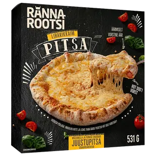 Pizza mozzarella ja cheddari juustuga, 531 g uudis!