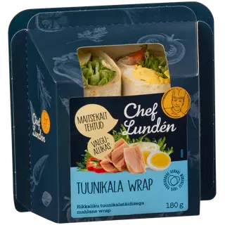 CHEF LUNDEN tuunikala wrap 180g
