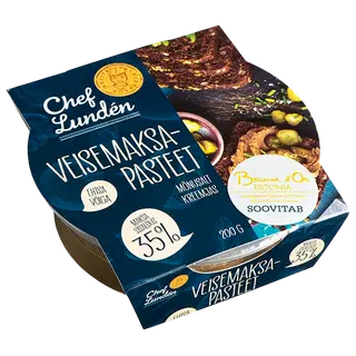 Veisemaksapasteet CHEF LUNDEN, 200g