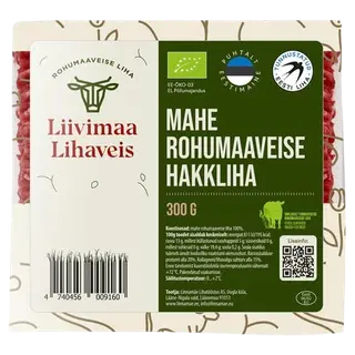 Mahe rohumaaveise hakkliha LIIVIMAA,300g