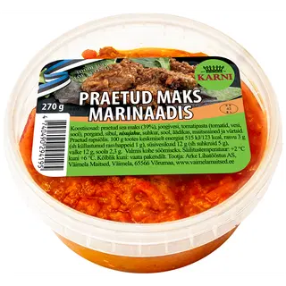 Praetud maks marinaadis, KARNI, 270 g