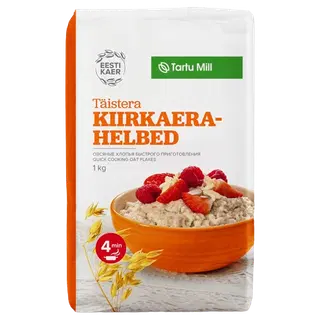 Kiirkaerahelbed täistera Tartu Mill 1kg