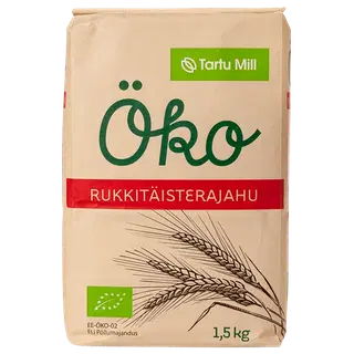 Tartu Mill Öko rukkitäisterajahu 1,5 kg