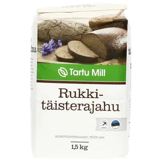 Rukkitäisterajahu Tartu Mill 1,5kg