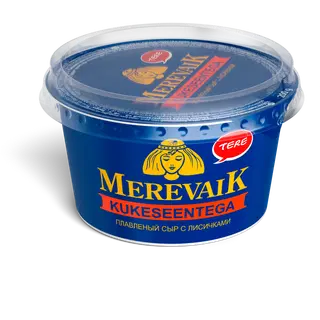 Sulatatud juust kukeseentega Merevaik 200g