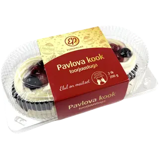 Pavlova kook toorjuustuga 2tk Europagar 200g