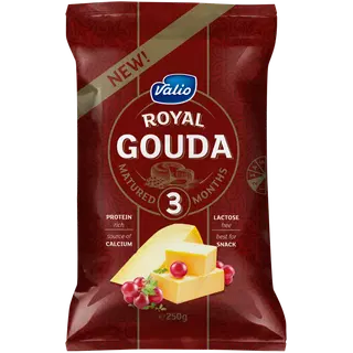 Juust Royal Gouda Red Valio 250g