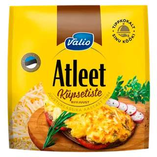 Riivjuust Atleet küpsetistele Valio 200g