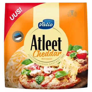 Riivjuust Cheddar Atleet VALIO, 200g