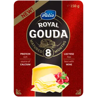 Viilujuust Royal Gouda Black Valio 150g