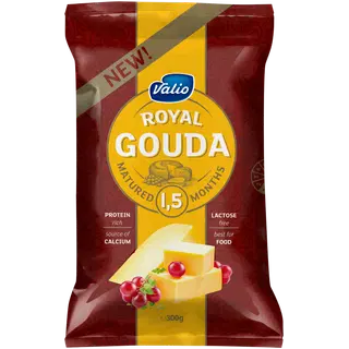 Juust Royal Gouda Yellow Valio 300g
