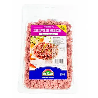Suitsuvorsti kuubikud OSKAR, 250g