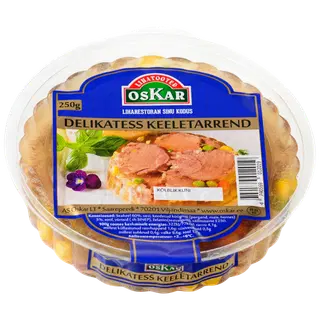 Oskar Delikatess keeletarrend 250g