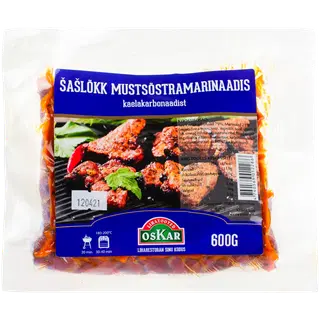 Oskar Šašlõkk mustsõstramarinaadis 600g