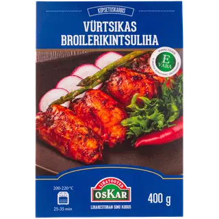 Oskar Vürtsikas broilerikintsuliha 400g