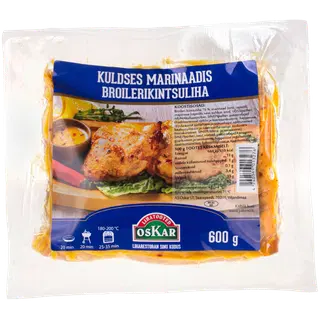 Oskar Kuldne Marinaad Broilerikintsuliha 600G