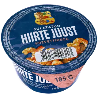 Hiirte Sulatatud Juust krevettidega 185g