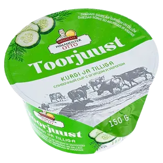 Toorjuust kurgi-tilli Piimameister Otto 150g