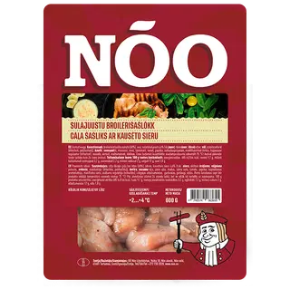 Broilerišašlõkk sulajuustu Nõo 600g