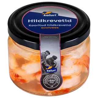Kaluri Hiidkrevetid Soolvees 250 G