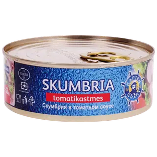 Skumbria tomatikastmes KAPTEN GRANT,240g