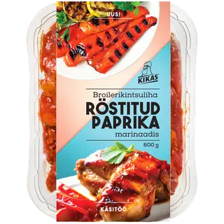 Kikas Broilerikintsuliha röstitud paprika marinaadis 600g Kikas